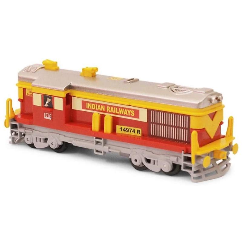 Indian Railway Locomotive Engine Train Toy Assorted Colors (3-6 Years)