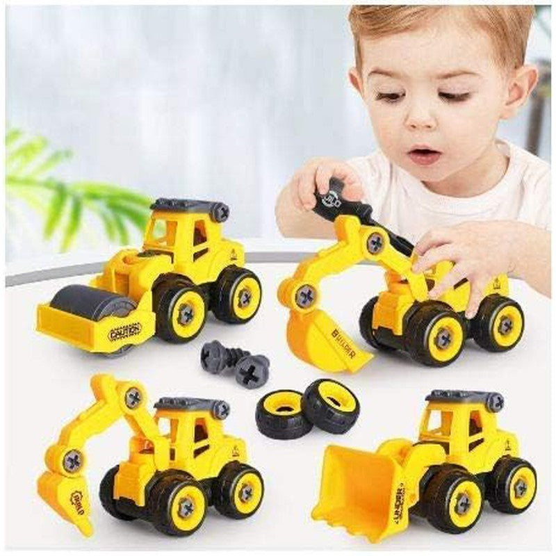 Construction Vehicles Set (Pack of 4)