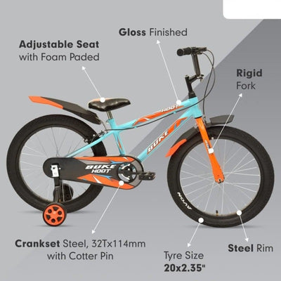 Hoot 20T Bicycle | Light Blue Glossy (COD not Available)