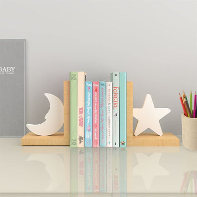 Pink Papaya Book Ends (White)