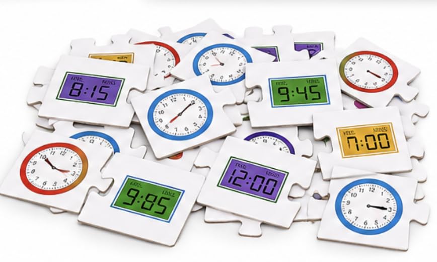 Ratna's Match & Learn - Time First Learner Jigsaw Puzzle | 48 Pieces