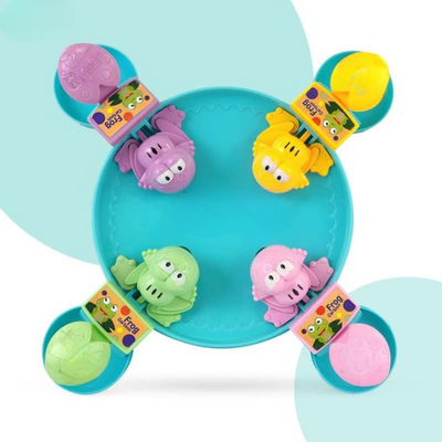 Hungry Frogs Eating Beans Tabletop Fun Board Interactive Game