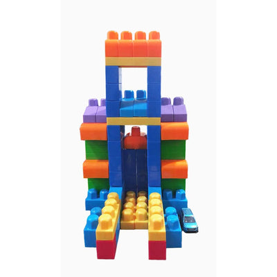 Building & Construction Blocks Educational Toy (Blue Bag - 100 Pieces)