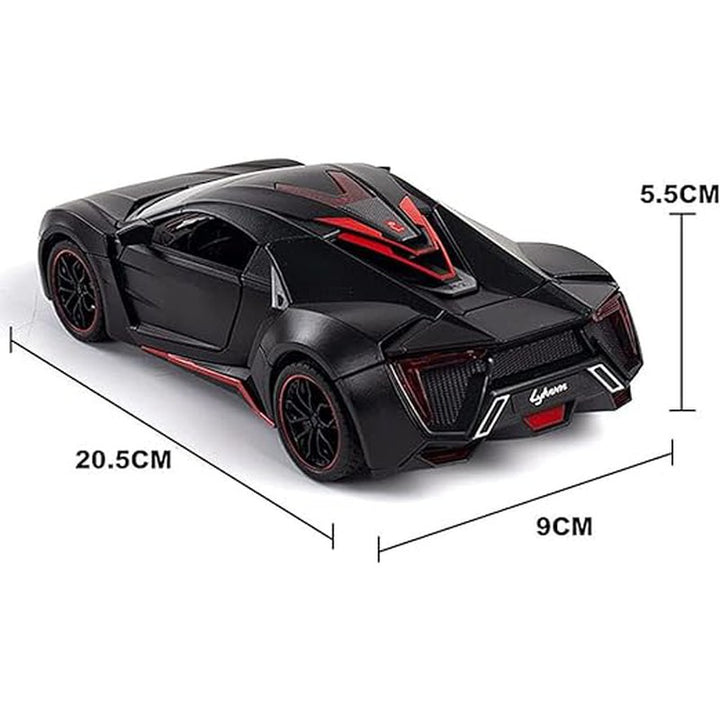 Resembling Big Size 1:24 Diecast Metal Car Model Hyper Toy Car