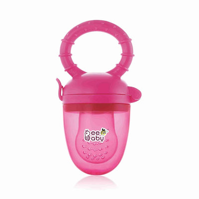 Silicone Food/Fruit Nibbler/Feeder for Infant | Fruttino | Pink