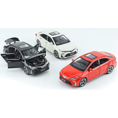 Resembling 1:32 Diecast Metal Car Model Corolla Toy Car