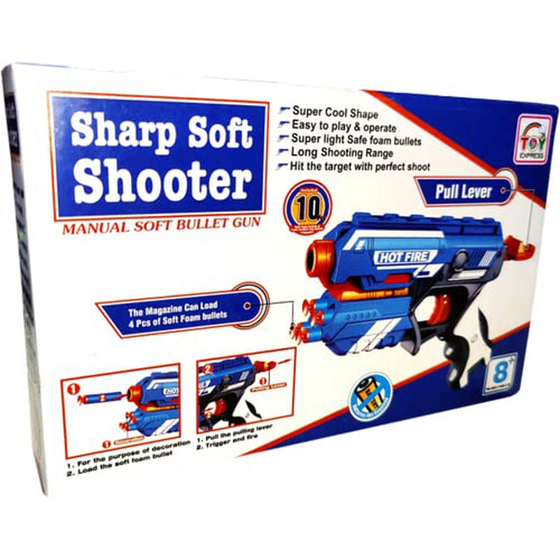Sharp Soft Blaster with 10 Darts (Toys Express)