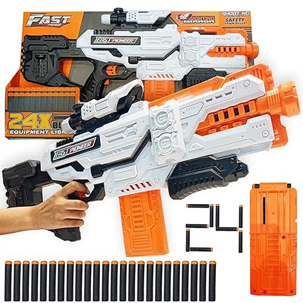 Soft Bullet Toy Gun for Kids with 24pcs Bullets