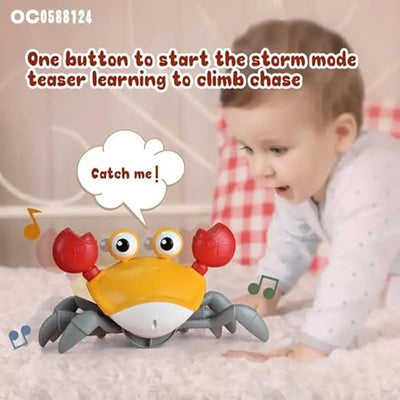 Crawling Crab Musical Baby Toy Toddler | Electronic Light Up Dancing Moving