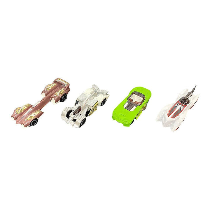 Mini Cars for Kids-Assorted 4 pcs Die-Cast Metal Cars