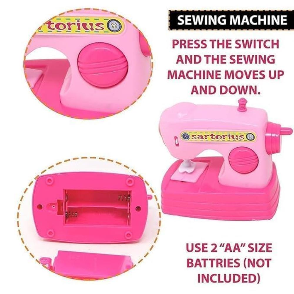 Lovely Household  Kitchen Utility Play Set for Kids | 6-in-1 Set with Lights & Sounds