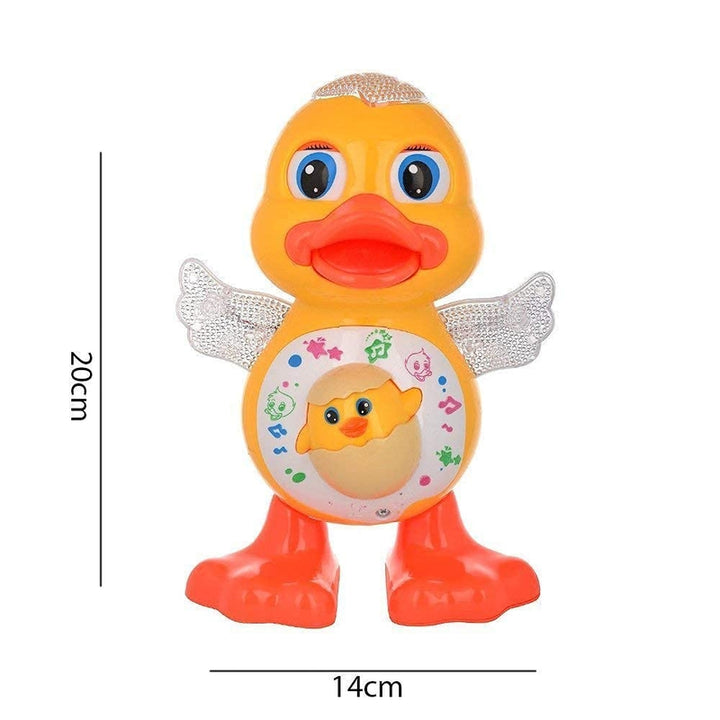 Smart Interactive Dancing Duck Toy with LED Lights, Music and Singing