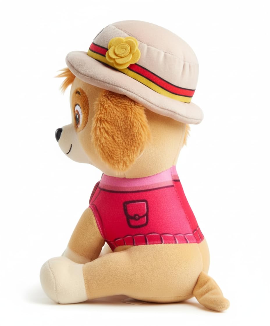 Original Paw Patrol Skye With Hat Soft Toy - 25cm | Paw Patrol Puppy