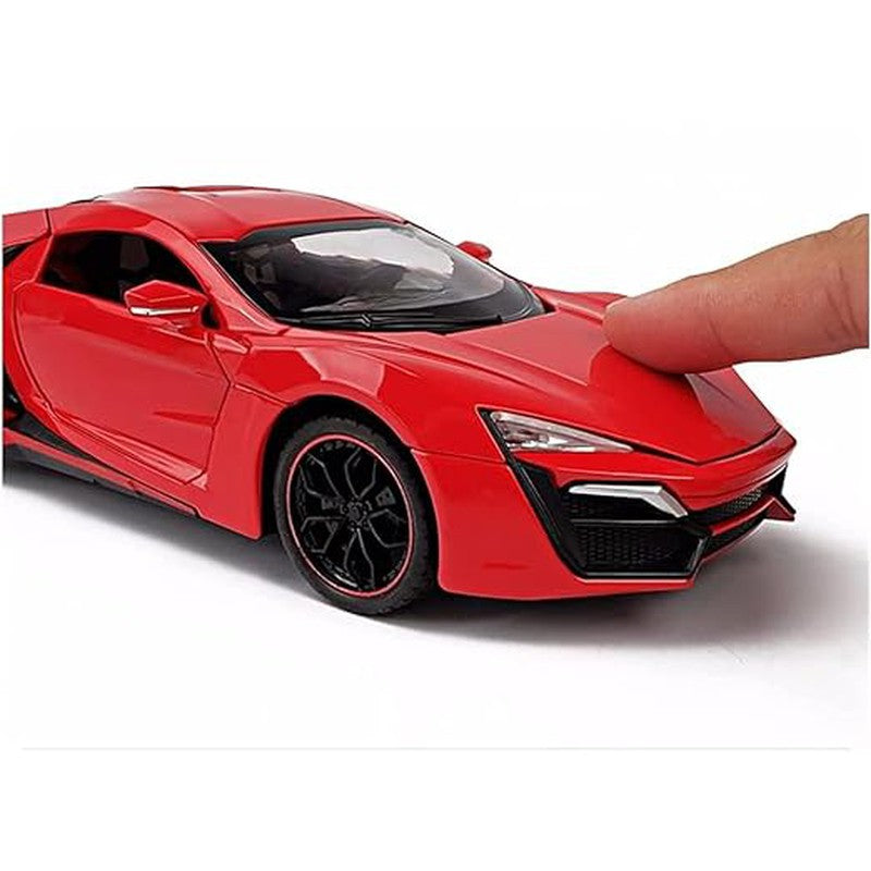 Resembling Big Size 1:24 Diecast Metal Car Model Hyper Toy Car