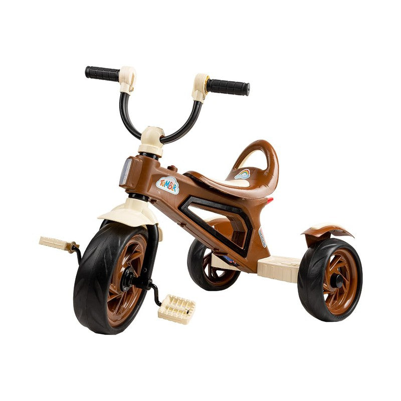 Kids Max 33 Tricycle with Light & Sound Feature | Chocolate Brown | COD Not Available