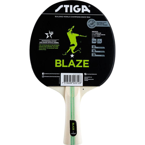 Stiga Carbon Fiber Blaze Table Tennis Bat - Intermediate Table Tennis Racket
