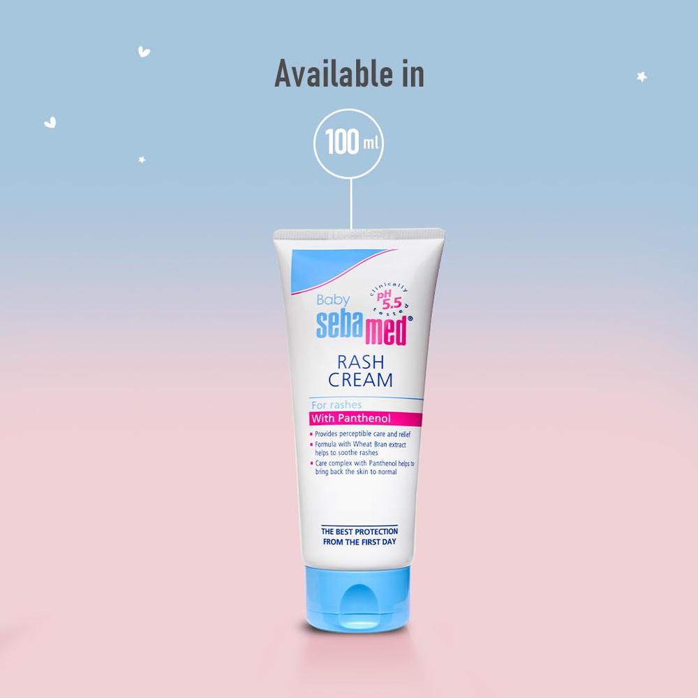 Sebamed Baby Rash Cream - 100ml | Fast Rash Healing