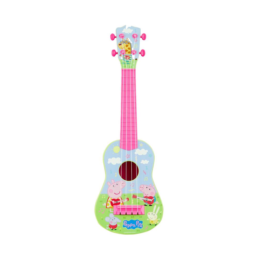Pink Cartoon My First Guitar | Musical Toy Guitar for Kids | Fun Pretend Play Instrument