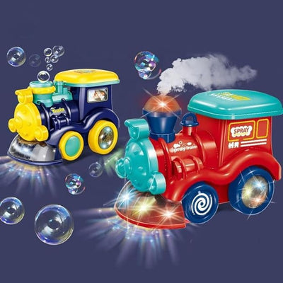 Fun Water Adventure Spray Train Toy for Kids | Electric Cartoon Train Spray Flashing Colorful Light & Music