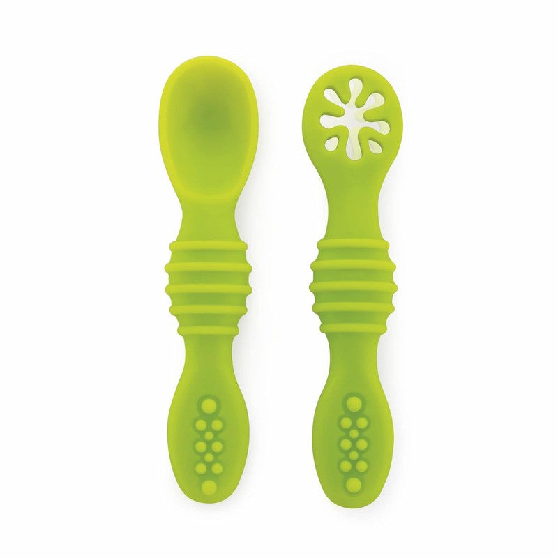 Silicone Spoon for Feeding Infant and Toddlers | Pack of 2 | Smushy