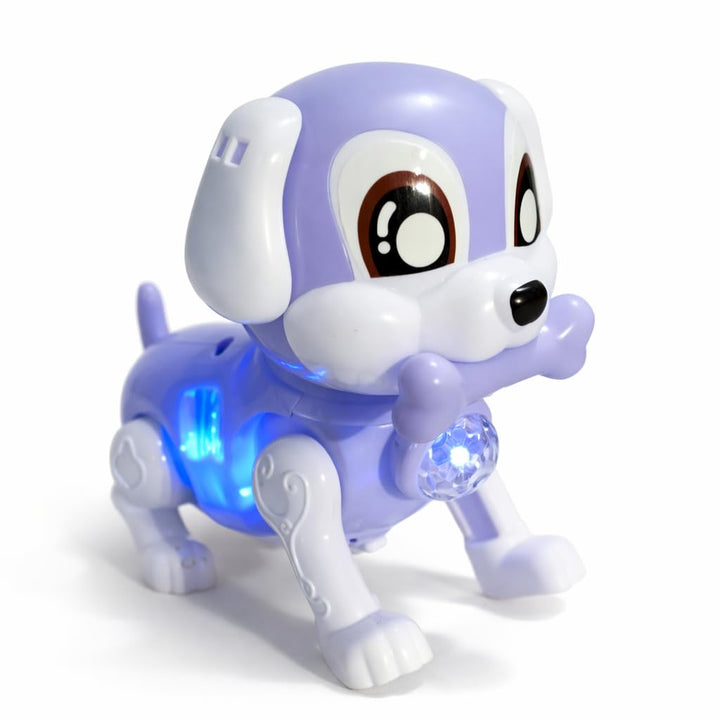 Kaby Smart Dog Electric Toy for Kids | Electric Puppy with LED Lights, Music & Bouncing Action | Interactive Toy