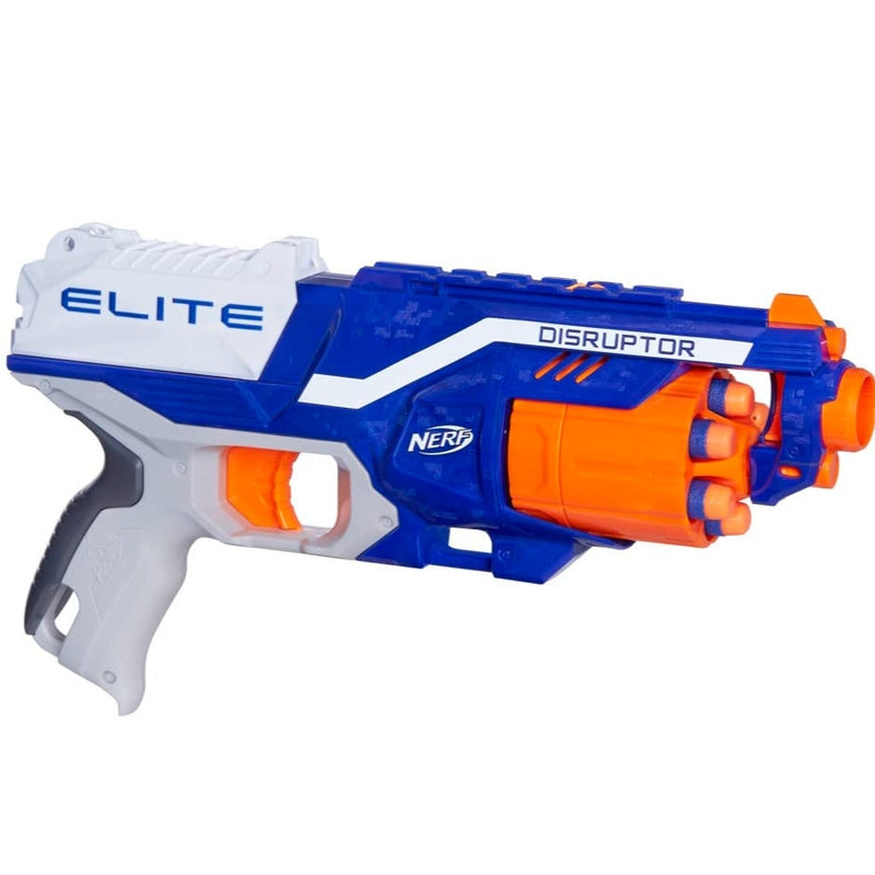 Original Nerf N-Strike Elite Disruptor Dart Blaster with 6 Darts by Hasbro