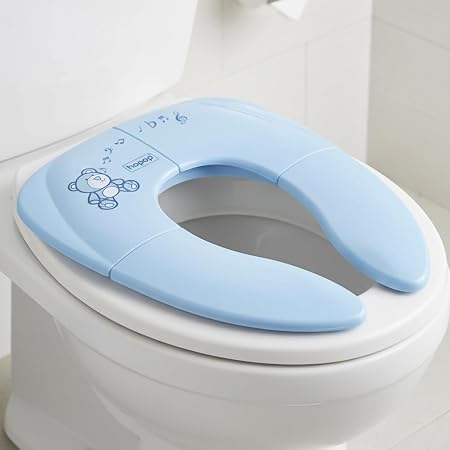 Hopop Foldable Travel Potty Seat for Kids, Safe, Portable & Hygienic