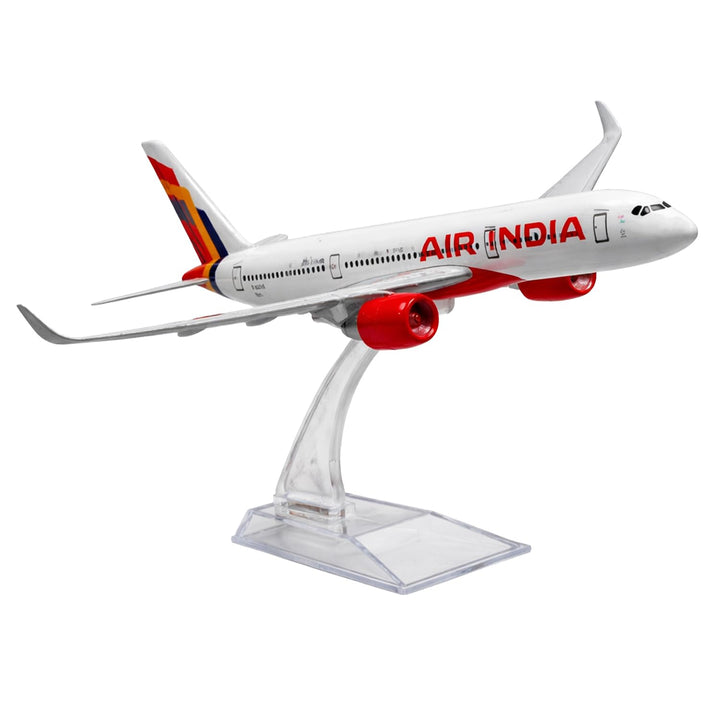 FunBlast Diecast Airplane Model Toy – A320 Air India | Scale Model for Display & Collection