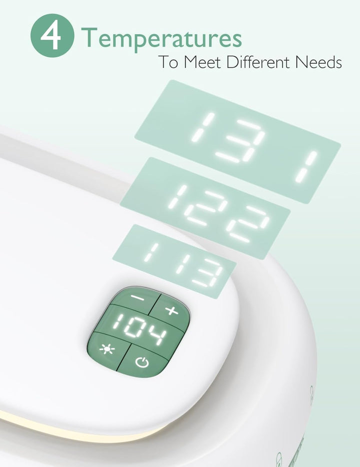 Momcozy Baby Wipe Warmer with Night Light - Large Capacity | 4 Modes of Temperature Heating Control