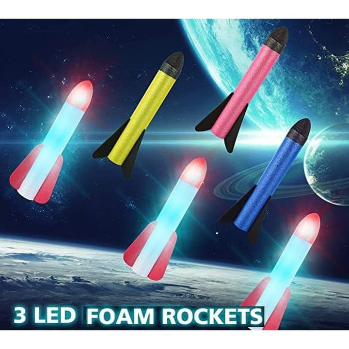 Flying Rocket Launcher Toy (3 LED Rocket)