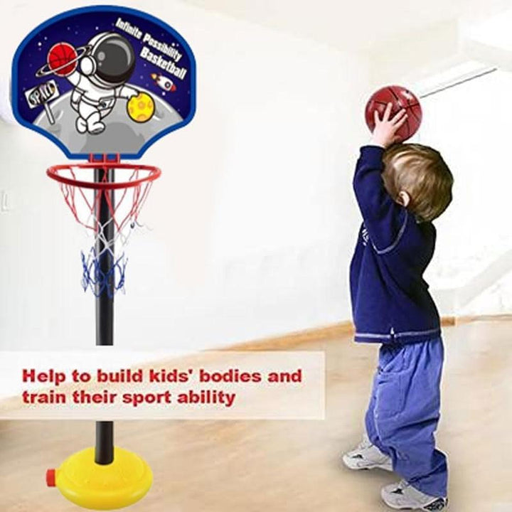Kats Basketball Set with 5 Adjustable Heights (3-10 Years)