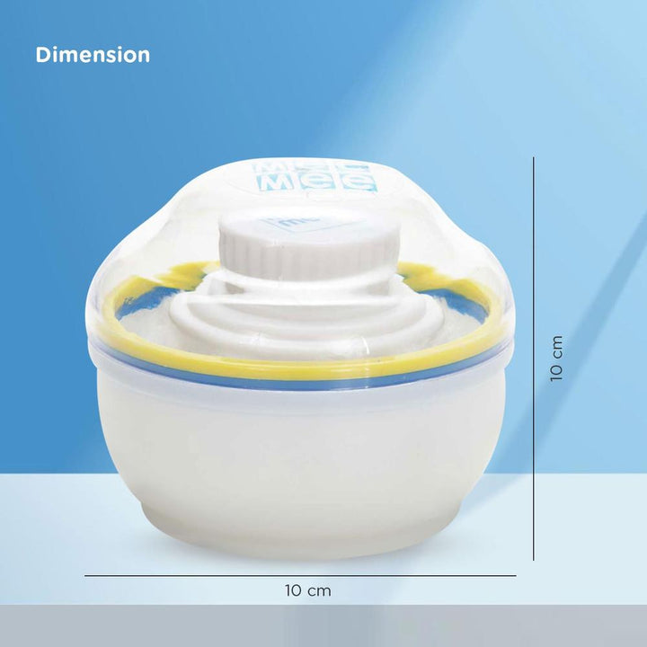 Mee Mee Soft Feel Baby Powder Puff - 80g | Box Holder Container for New Born and Kids