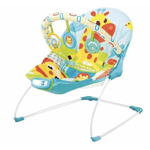 Mastela Music & Soothe Bouncer/Rocker Chair | 3 Position Setting, Melodies & Vibrations & Removable Toy Bar