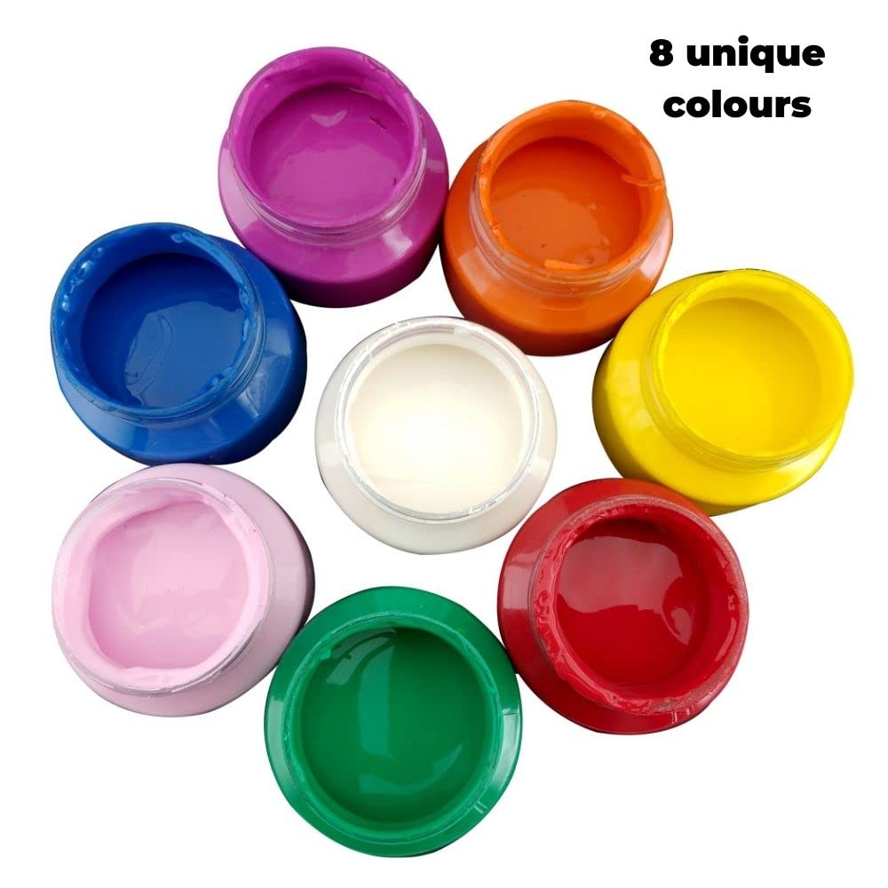 Washable Finger Paints  (8 in1 Pack)