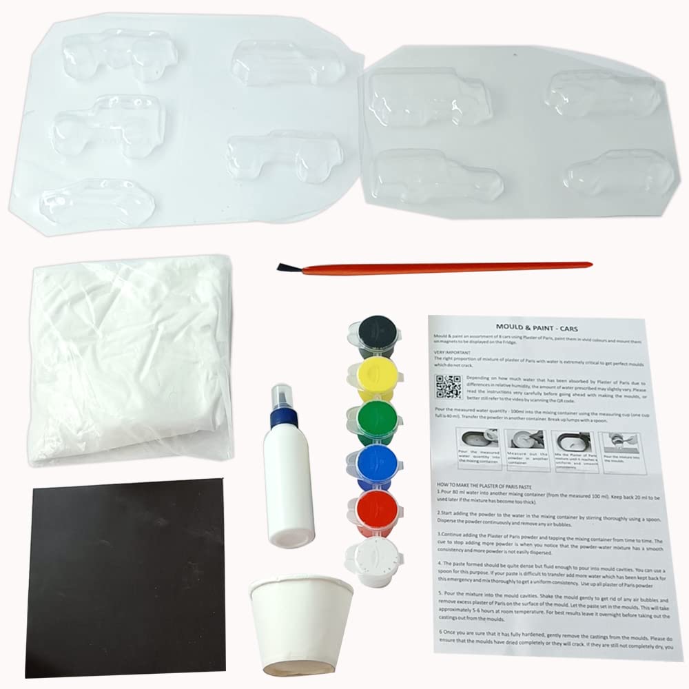 Mould & Paint Cars (DIY Craft Kit)