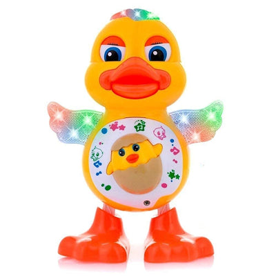 Smart Interactive Dancing Duck Toy with LED Lights, Music and Singing