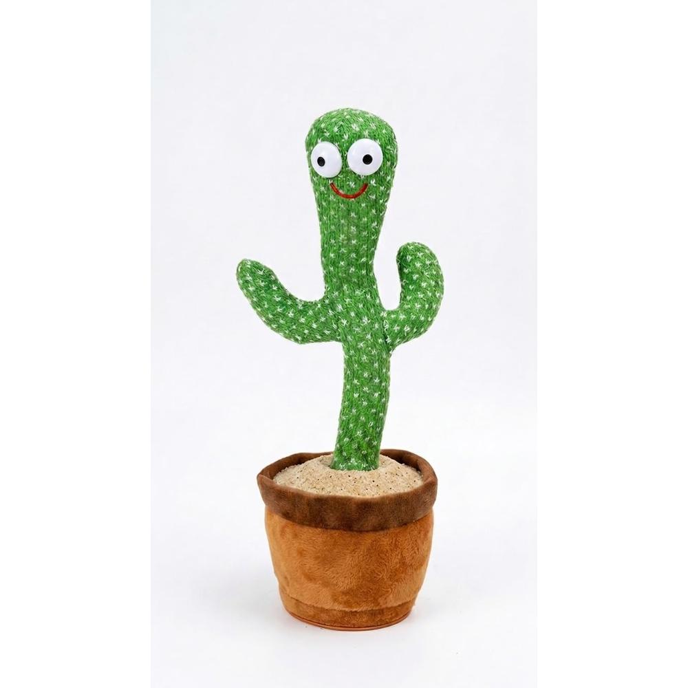 Dancing Cactus Toy for Kids | Talking, Singing & Voice Repeat Toy with LED Lights
