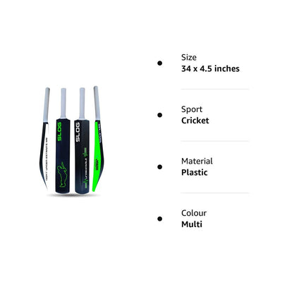 Jaspo SLOG Cricket Bat (Plastic) | Full Size | 12+ Years