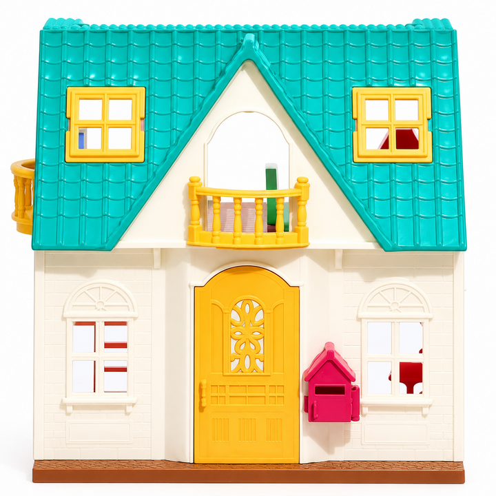 Hikari Nina Dollhouse | 2-Storey Pretend Play Doll House for Kids