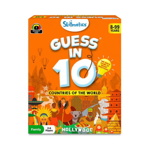 Skillmatics Guess in 10 Card Game - Countries of the World