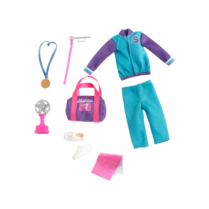 Mattel Original Licensed Barbie Team Stacie Gymnastics Doll with Accessories Playset