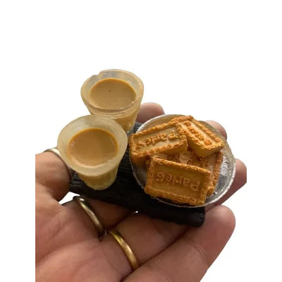 Chai Biscuit Miniature Food Fridge Magnet