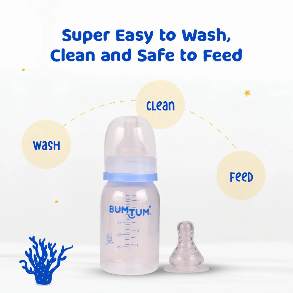 Bumtum Wide Neck Nurture Feeding Bottle