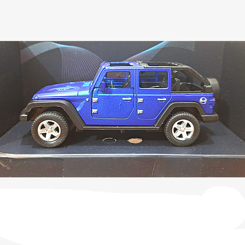 Jeep Metal Die Cast Car (Blue)