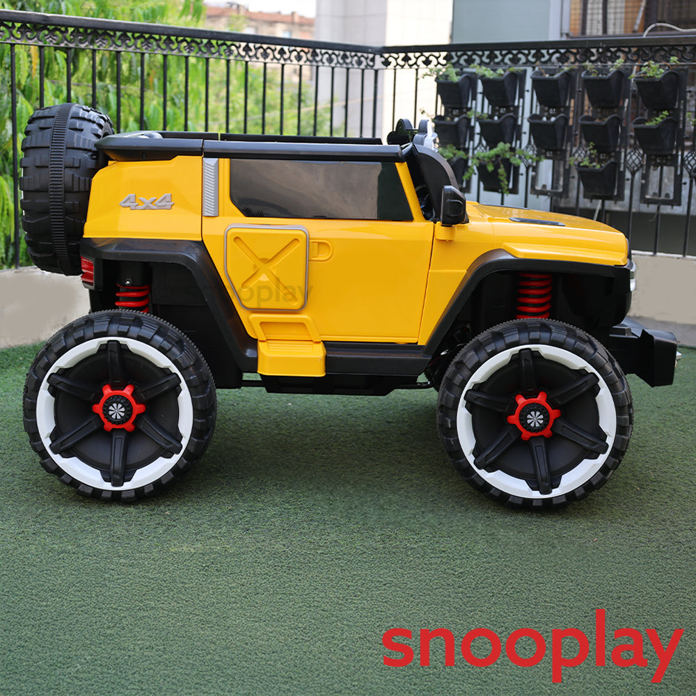 Parental & Self Control | Battery 4x4 Ride-On Jeep | Bluetooth Connectivity, Honk, Music & Light (1.5-8 Years)