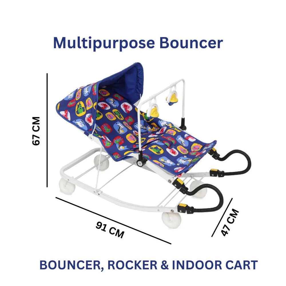 Infanto Multipurpose 3-in-1 Baby Bouncer & Rocker