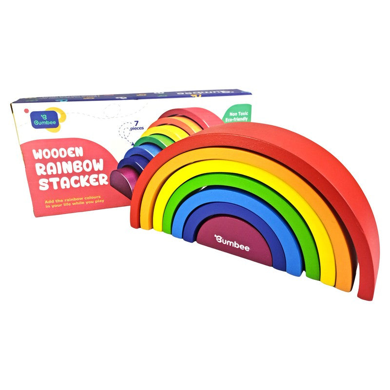 Wooden Rainbow Stackers