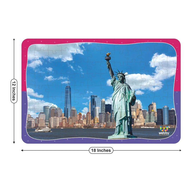 Statue Of Liberty Wooden Jigsaw Puzzle, 108 Pieces