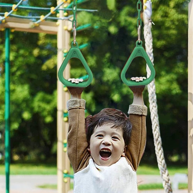 Gym Trapeze Ring with Chain Set for Kids