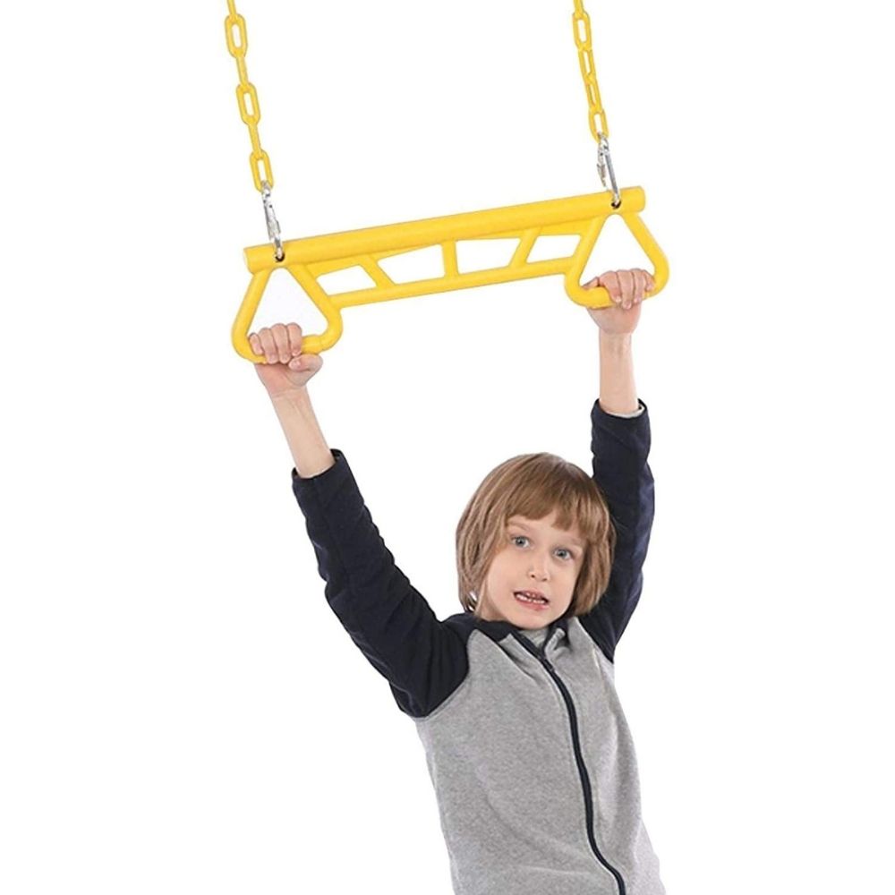 Plastic Trapeze Swing Bar Playset for Kids